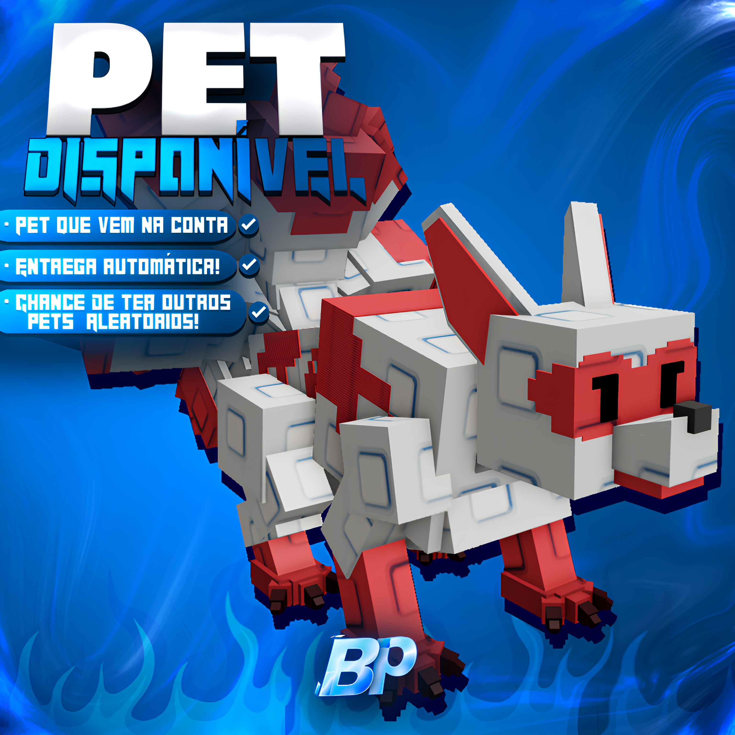 🦊 PET KITSUNE PRISMÁTICO SUPER RARO! ⚡